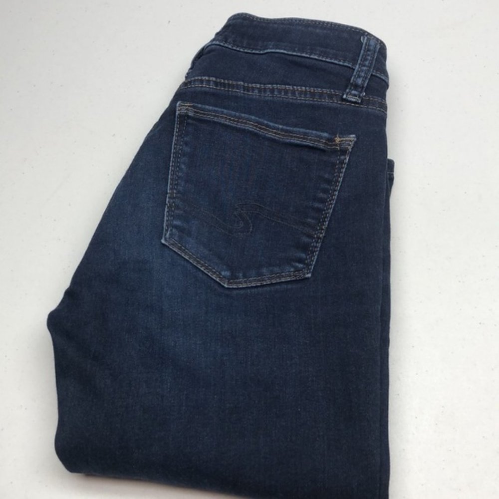 VINTAGE SILVER AVERY SLIM BOOTCUT JEANS 25x31 😎